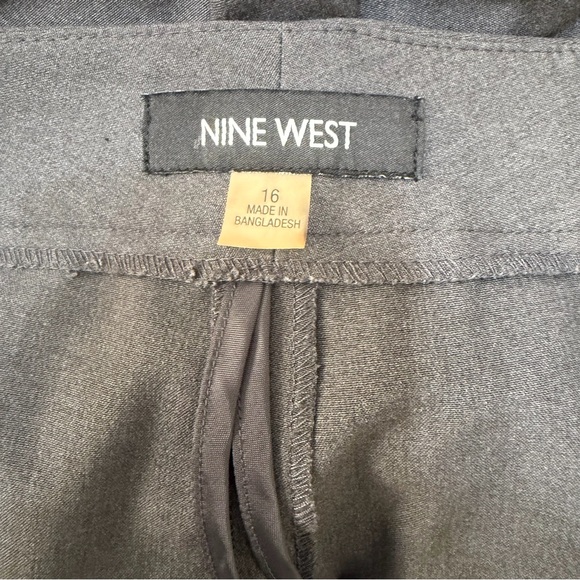 Nine West Gray Suit Trouser Pants Size 16 - Picture 3 of 6